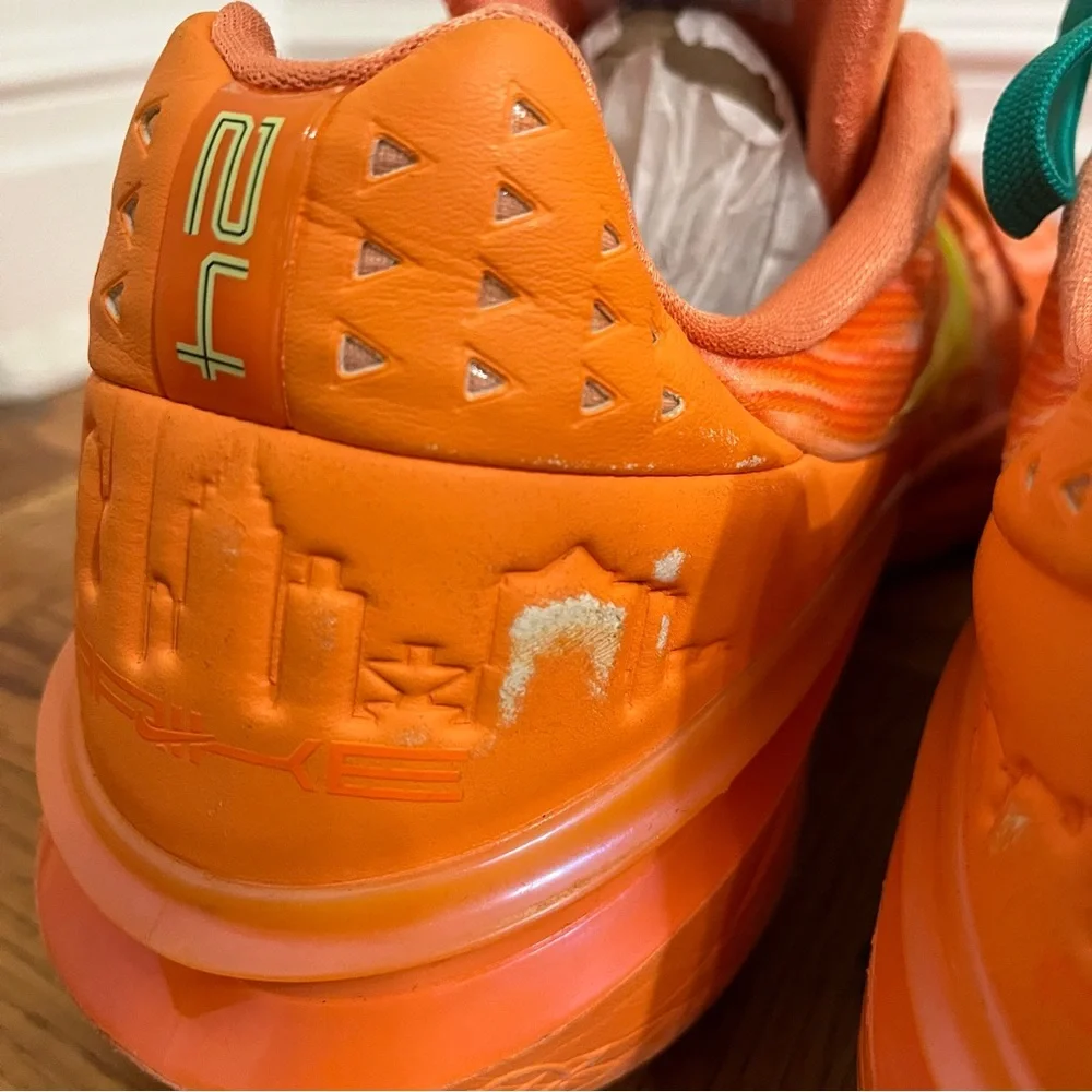 Size 17.5 Nike Arike Ogunbowale x Air Zoom GT Cut 2 Bright Mandarin